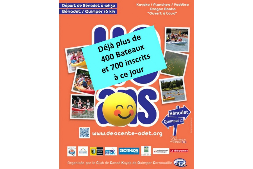 400 Bateaux et 700 Inscrits